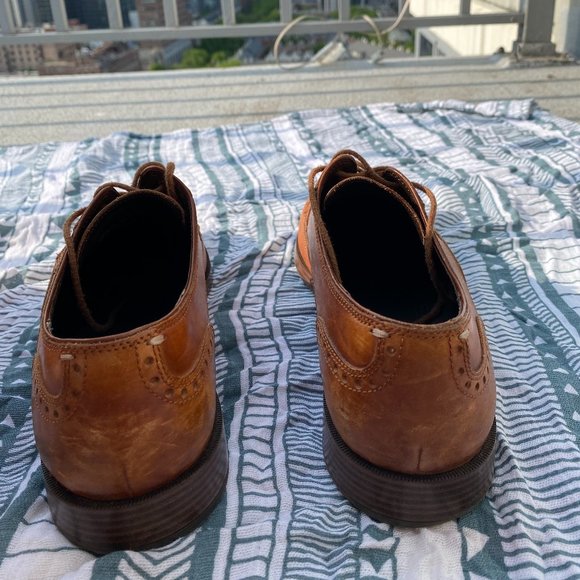 Cole Haan Men\'s Brown Wingtip Leather Oxford Dress Shoes Size main image 6